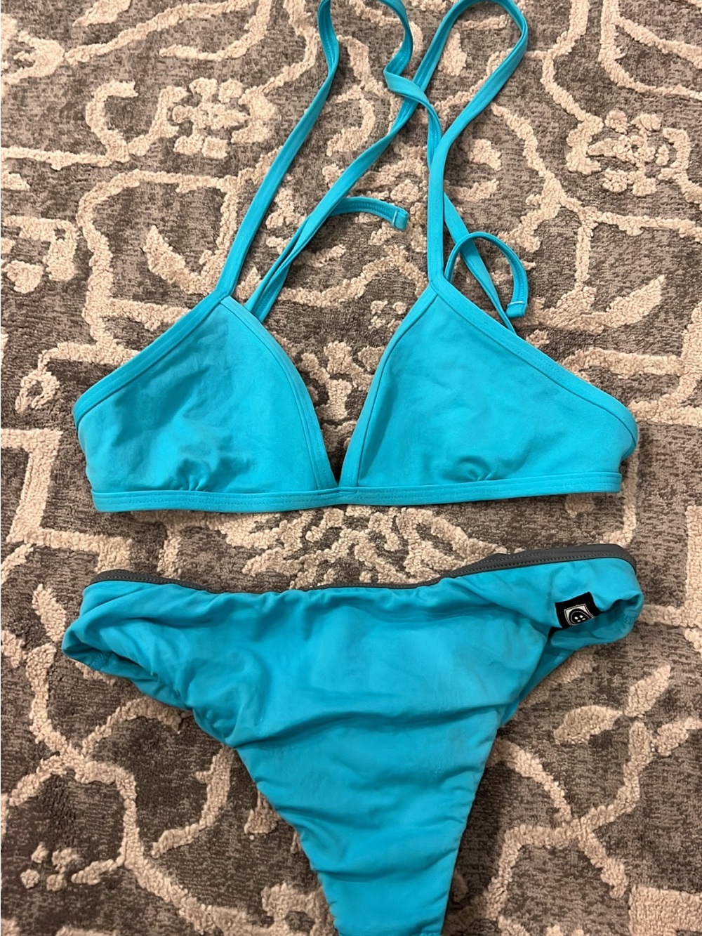 Jolyn Clothing Turquoise Bikini Set
